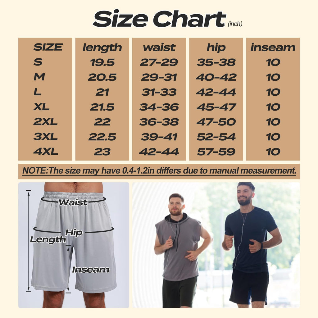 BOOJO 5 Pack Athletic Gym Mens Shorts - Workout Black Quick Dry Basketball Shorts with Pockets for Running Casual Activewear 🍁 All In One Marketplace Canada