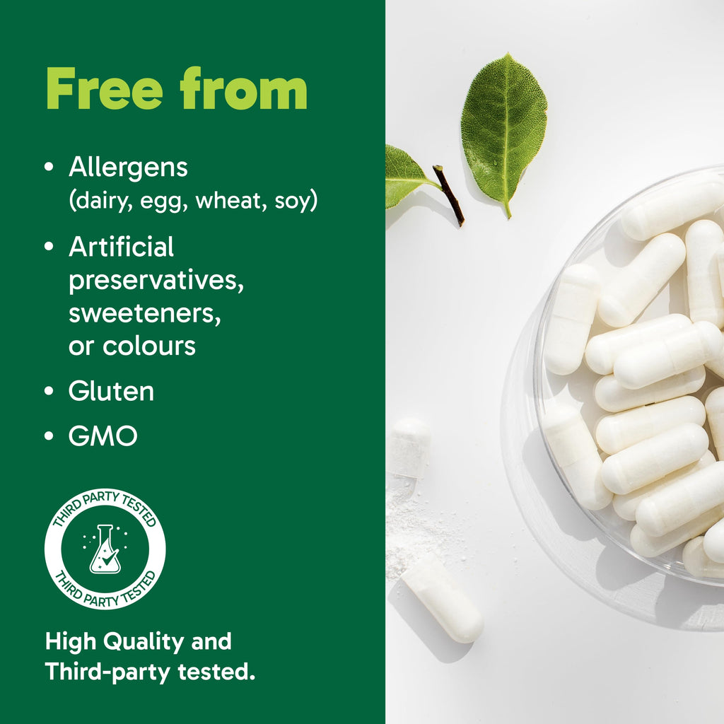Organika Canadian-Made Magnesium Bisglycinate - 200mg, High Absorption, Muscle Recovery, Heart Support, 120vcaps 🍁 All In One Marketplace Canada
