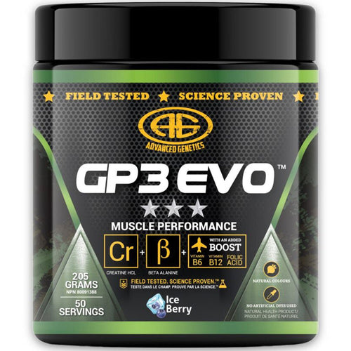 Advanced Genetics GP3 EVO Pre/Post Workout, 50 Servings