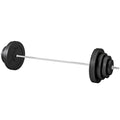 154 lbs Barbell Weight Set, Adjustable Weights for Home Gym with 67" Barbell Bar, Strength Training Equipment