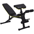 Adjustable Weight Bench, Sit Up Dumbbell Bench, Multi-Functional Purpose Hyper Extension Workout Bench with Adjustable Seat and Back Angle